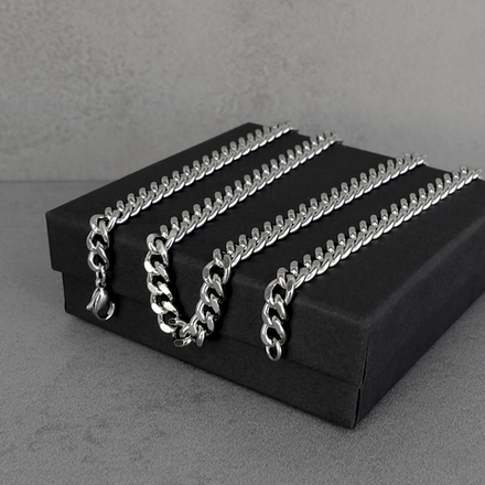 Цепочка из нержавеющей стали, панцирное плетение