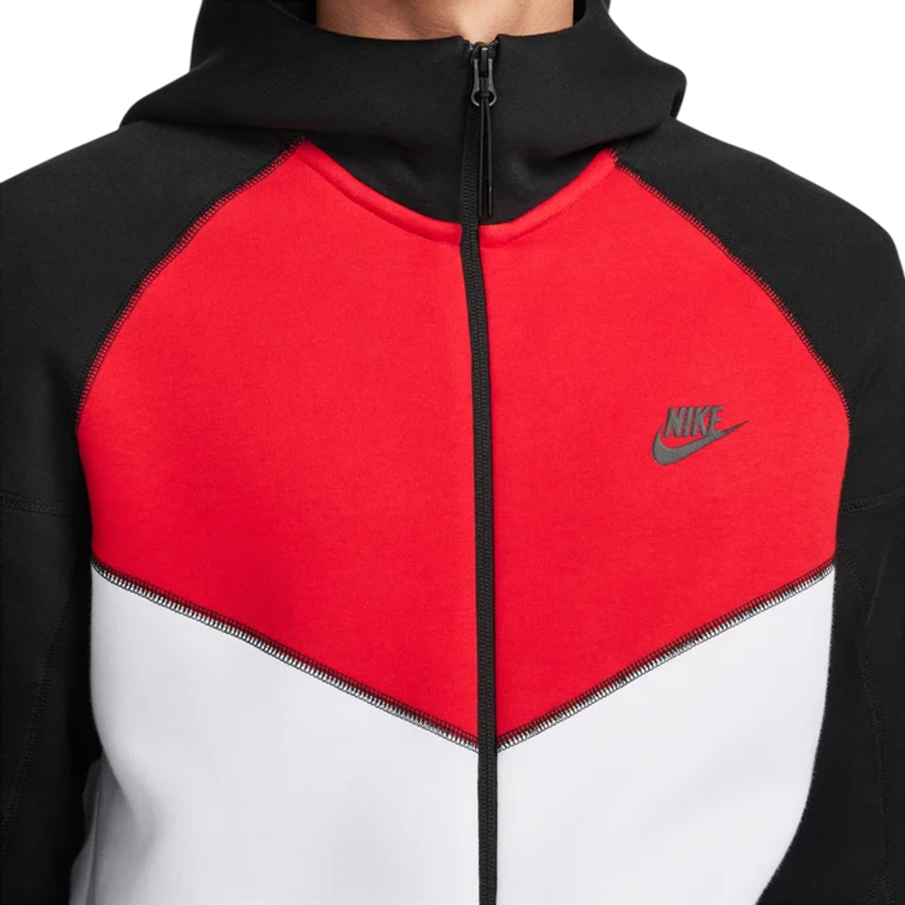 Зип Худи Nike Tech Fleece 2023 Red/White