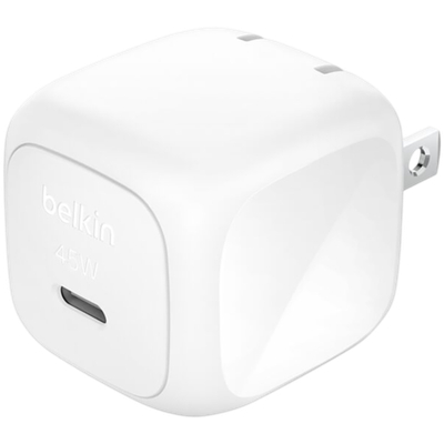 BELKIN 45W USB-C PD WALL CHARGER WITH PPS, WHT