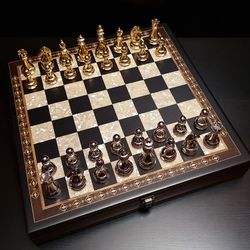 Шахматы "Престиж" венге антик (2813.BLK)