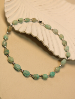 Чокер из амазонита «Мятный шторм»