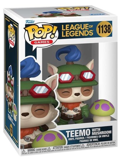 Фигурка Funko POP! Games League of Legends Teemo w/Mushroom (1138) 86113 / Фигурка Фанко ПОП! по мотивам игры "Лига легенд", Тимо