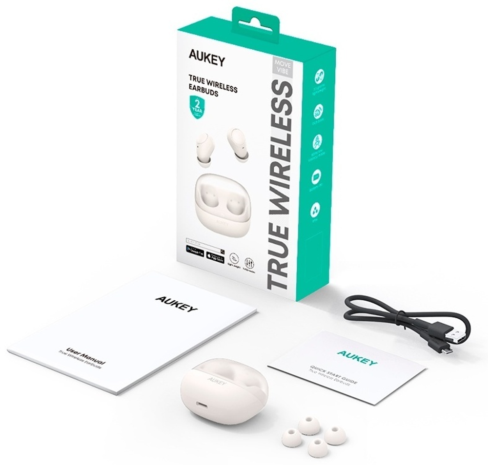 Наушники Aukey EP-M3A белый