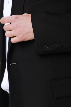 Пиджак мужской оверсайз, черный