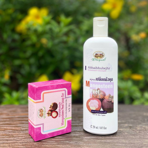 Гель для душа с экстрактом Мангостина Mangosteen Peel Liquid Soap Abhaibhubejhr