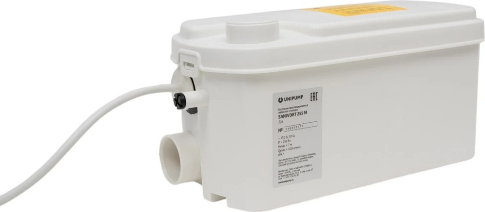 Установка канализационная UNIPUMP Канализационная насосная станция SANIVORT 255 M 7м 66572