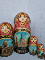 Матрешка "Санкт-Петербург" 7 мест