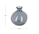 Ваза Anner синее стекло