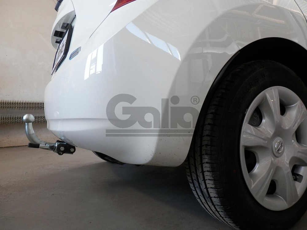 Оцинкованный фаркоп на Nissan Note 2013-2020 (без электрики), Galia N057C