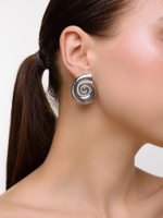 Пусеты "Shell Elegant" Silver