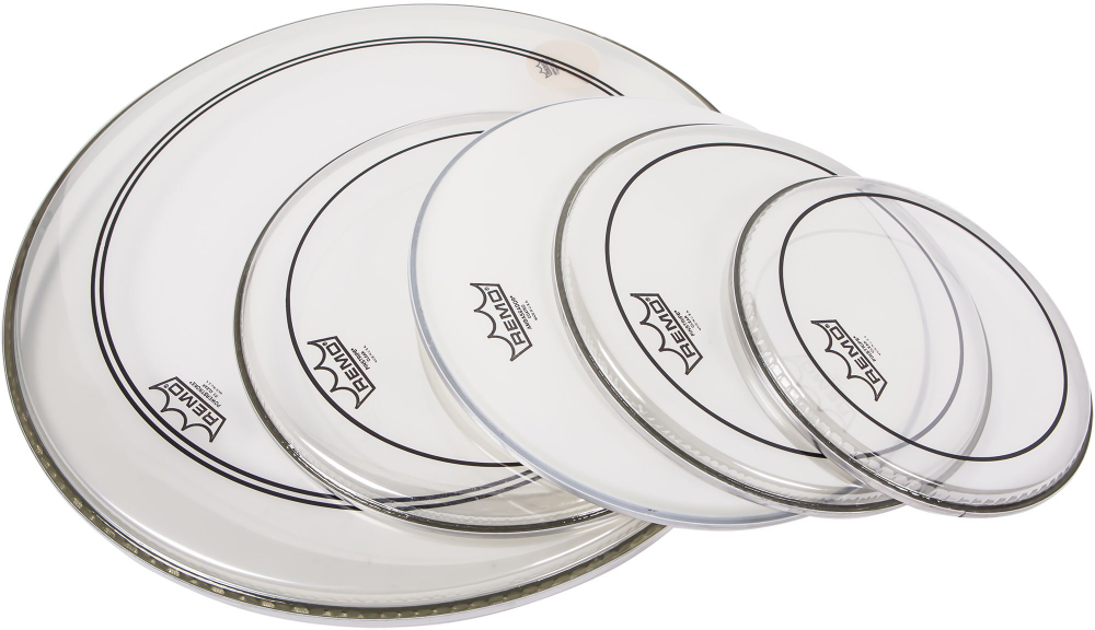 Remo PP-0260-PS набор пластиков PROPACK  (PINSTRIPE CLEAR 10",12",14", AMBASSADOR COATED 14", POWERSTROKE3 CLEAR 22").