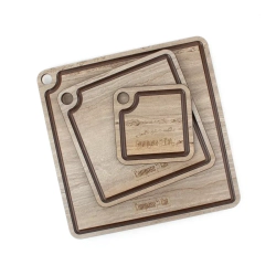 Набор подставок для горячего 3шт ComposeEat ProFashion травертин капучино