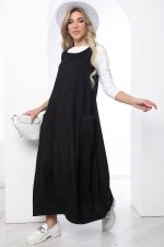 Сарафан В стиле Бохо (черный) П8826 LT Collection