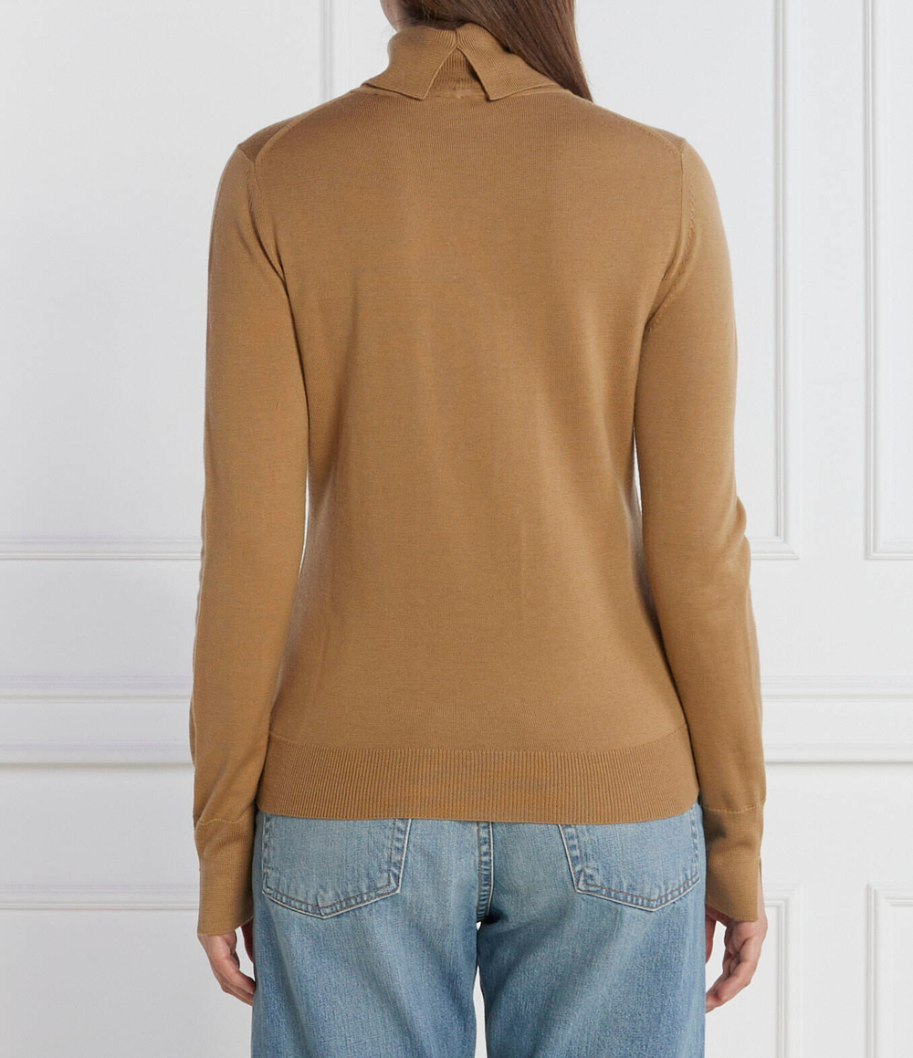 Хлопковый гольф fasecta BOSS BLACK - коричневый(50493846)