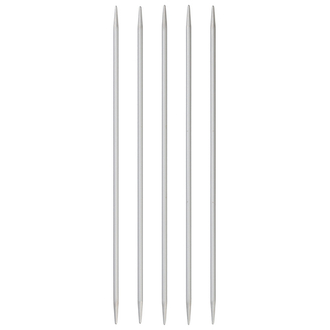 Спицы PRYM чулочные алюминий d 2.5 мм 20 см 5 шт с острием на обоих концах