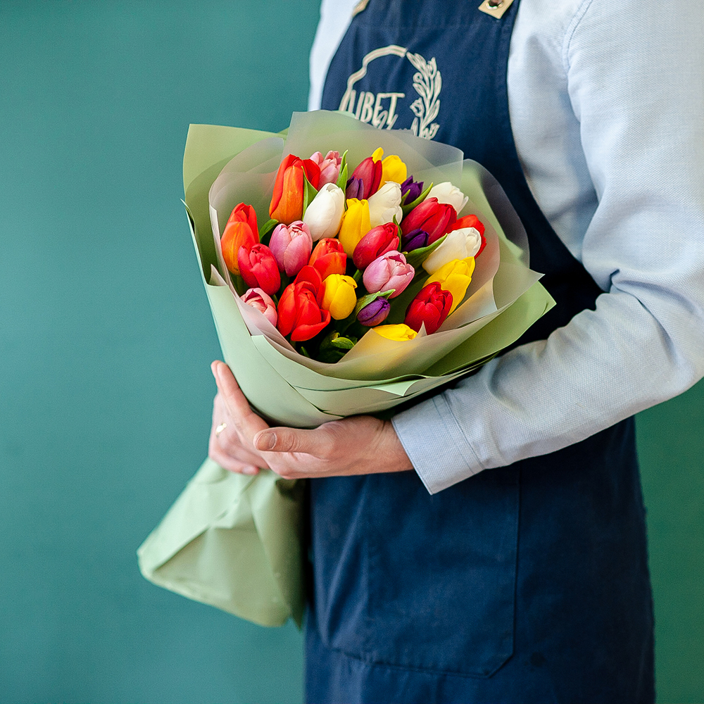 Микс тюльпаны