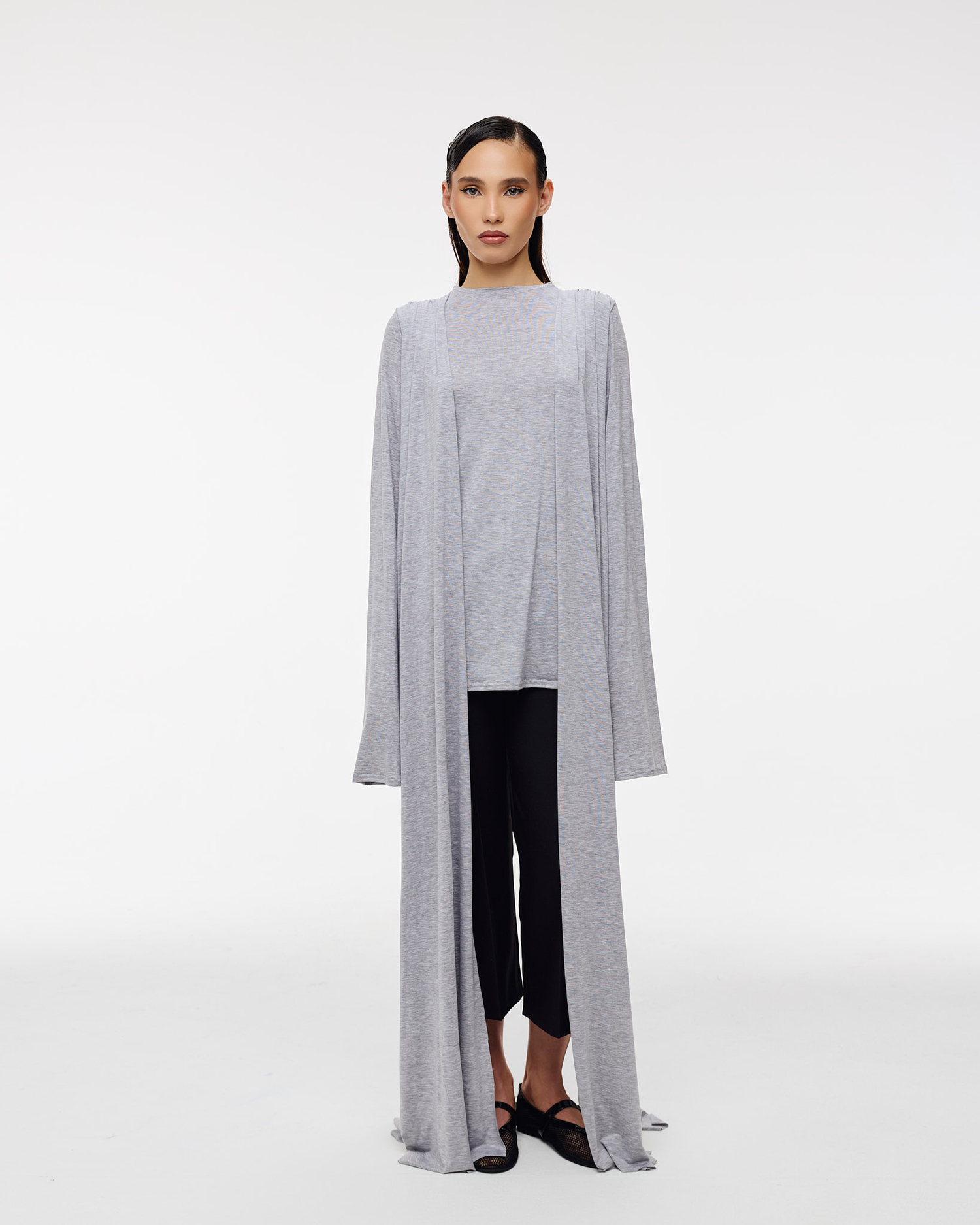 Лонгслив Neuf (Нёф) серый