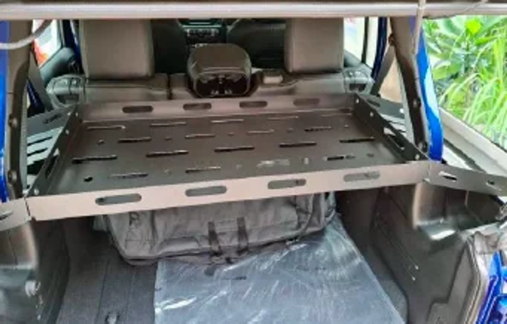 Полка для хранения в багажник для Jeep Wrangler JL 2017-2023 Джип Вранглер Хранение Органайзер