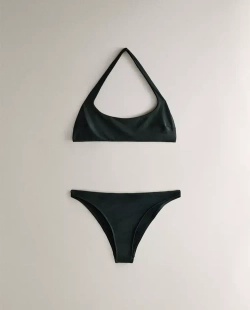 ZARA HOME ТОП БИКИНИ-ХАЛТЕР, ЗЕЛЕНЫЙ