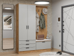 Прихожая Стиль-03 Grey Silk Дуб Вотан