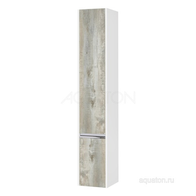 Шкаф - колонна AQUATON Капри левый бетон пайн 1A230503KPDAL