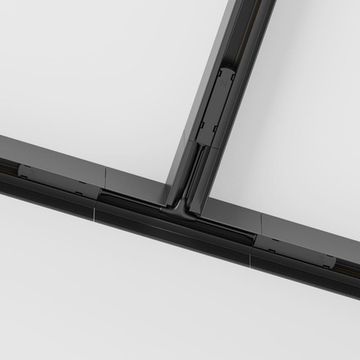 Коннектор Т-образный накладной TRA010CT-41B черный Gravity Maytoni