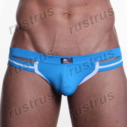 Мужские трусы джоки голубые WANGJIANG WG00094