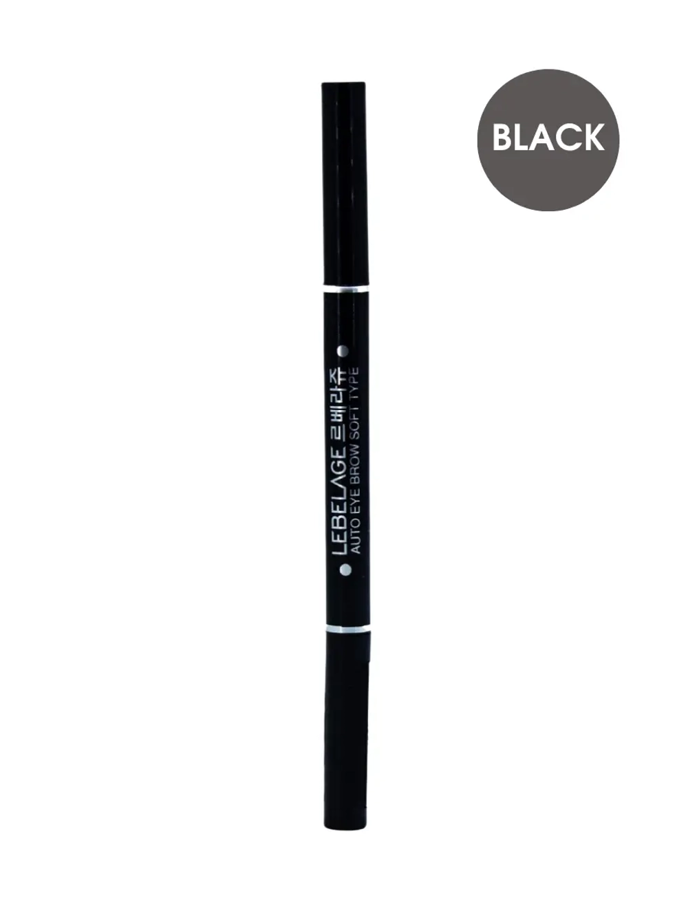 LEBELAGE - АВТОМАТИЧЕСКИЙ КАРАНДАШ ДЛЯ БРОВЕЙ ЧЕРНЫЙ AUTO EYE BROW SOFT TYPE BLACK, 1 ШТ.