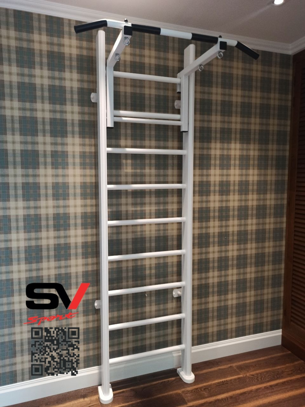 Монтаж шведской стенки Sv Sport в бетонные, кирпичные стены