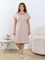 Ночная сорочка Вельвета-1 Виотекс БЕЖЕВЫЙ