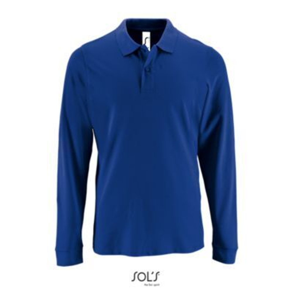 Поло PERFECT LSL MEN Зелёный  L