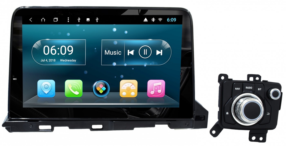 Магнитола для Mazda6 2019+ - Carmedia KR-9238-S10 Android 10, ТОП Процессор, 4ГБ-64ГБ, SIM-слот