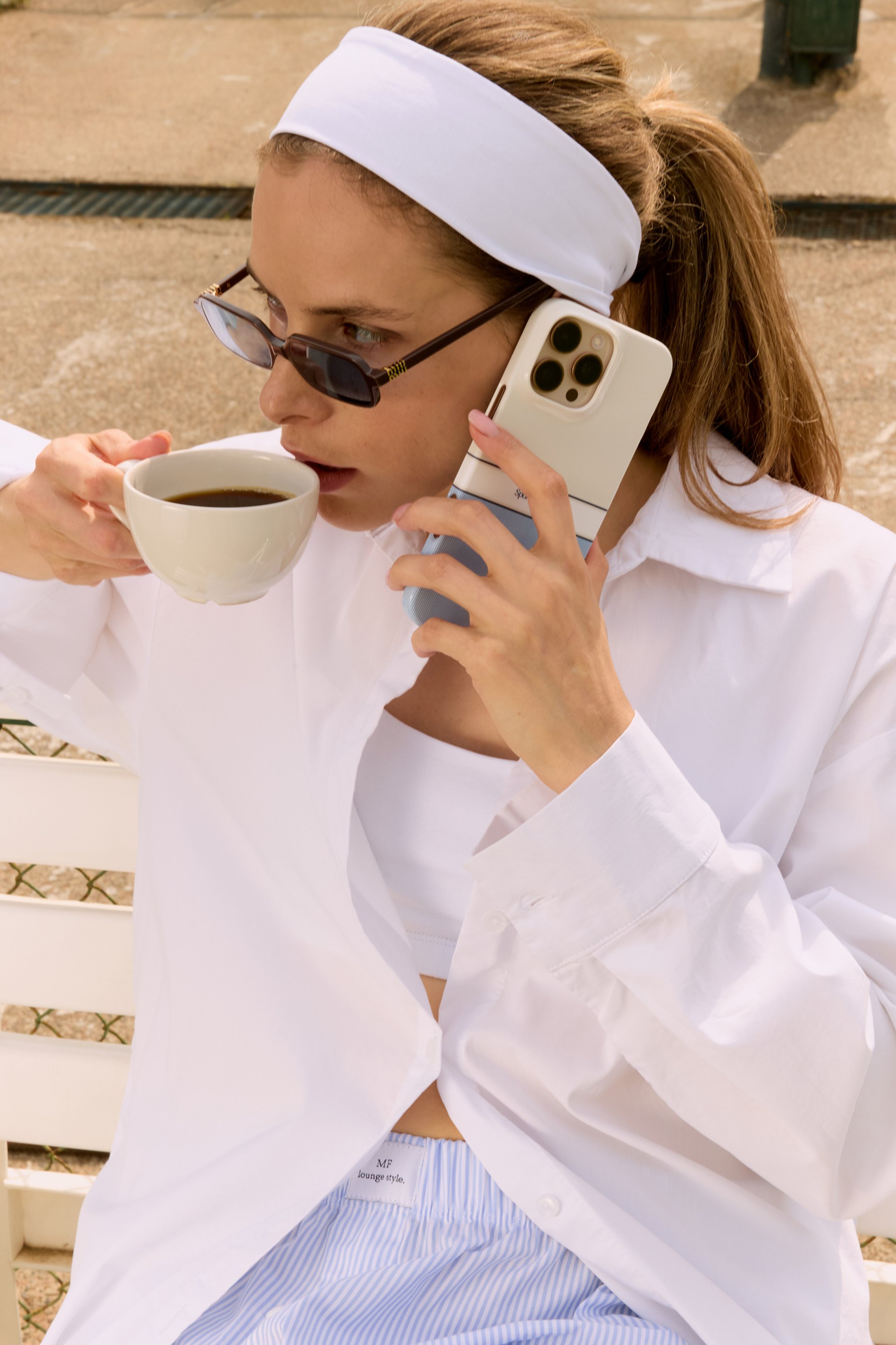 Чехол SPORTY & STYLISH (синий) для iPhone