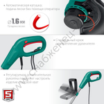 ЗУБР 400 Вт, ш/с 26 см, сетевой триммер (ТСН-26-400)