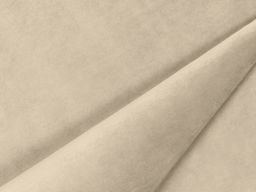 Кровать интерьерная Камилла 160, Бежевый, Велюр, 101296