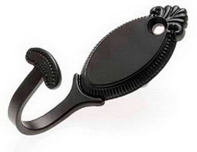 Крючок AMIG 500 латунь с крепежом для штор (10/50)