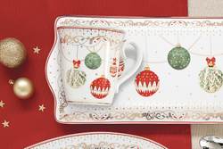 Кружка 275мл Easy Life Christmas Eve Новогодние шары белая