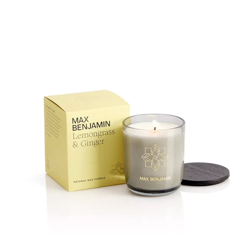 Max Benjamin - Свеча Лемонграсс и Имбирь 210г / артикул   RB-C01  / GTIN 5391533716878