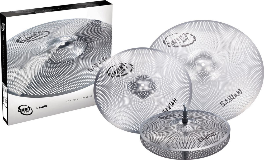 Набор Тарелок (14" Hats, 16" Crash, 20" Ride) Sabian Quiet Tone Qtpc503