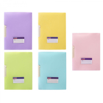 Папка-скоросшиватель, поворотный зажим, Alingar А4 230х310мм, 150 мкм, пластик, карман, "Ice", ассорти