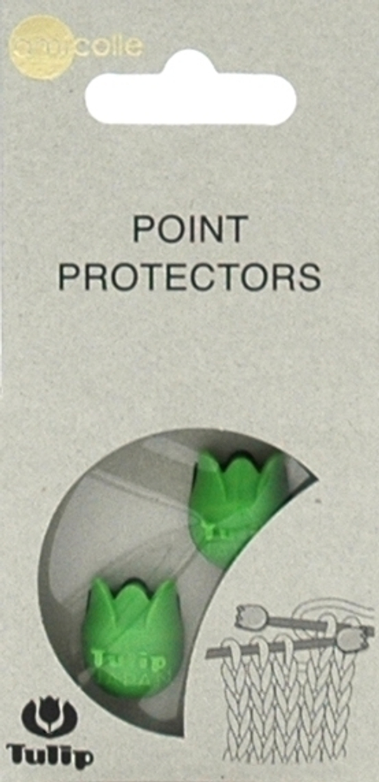 Наконечники для спиц и лески "amicolle" тюльпан 2*4,5мм (зеленый)
