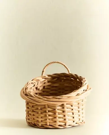 ZARA HOME ПОДВЕСНАЯ КОРЗИНА, СВЕТЛО-БЕЖЕВЫЙ