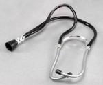 Стетоскоп черный (Цвет: черный с серебряным)
