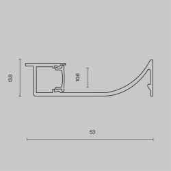 Профиль Maytoni   ALM-5314-S-2M