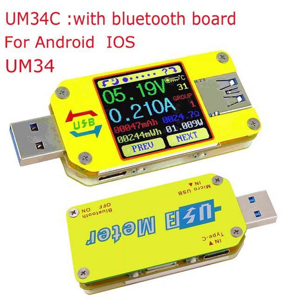 Тестер RuiDeng UM34C