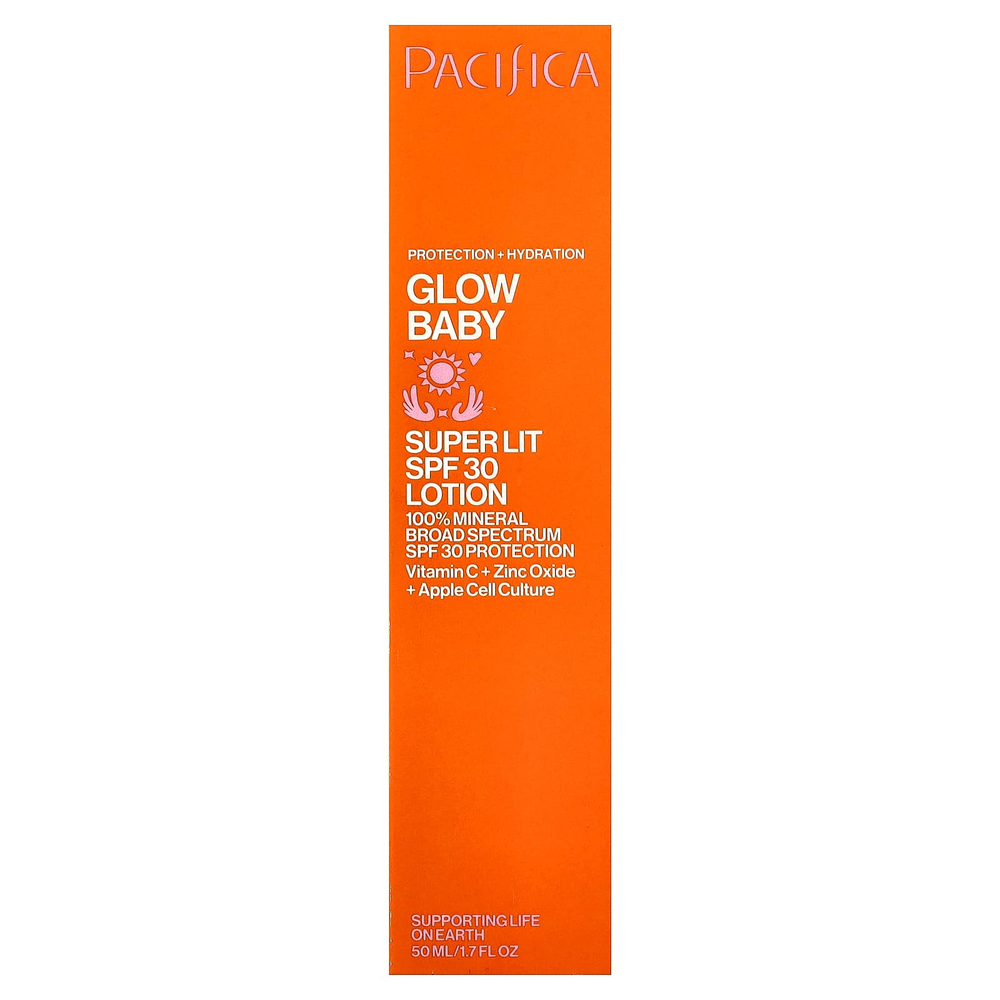 Pacifica, Glow Baby, лосьон Super Lit, SPF 30, 50 мл (1,7 жидк. унции)