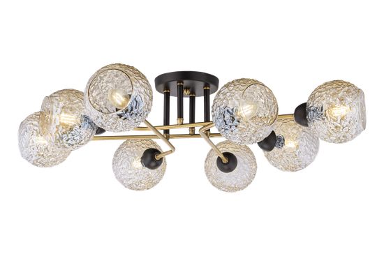 40259MD/8 MBK+AB (1) Люстра (NW)