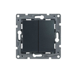 0305 Выкл 2 кл (Чёрный)