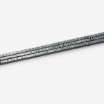 Гематин (гематит), квадраты 2*1мм, оттенок "Gun Metall"