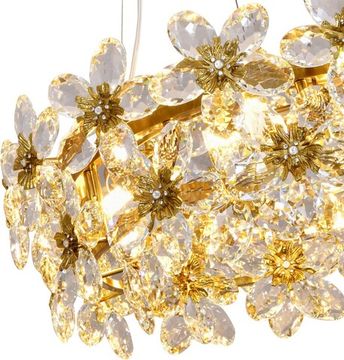 Подвесная люстра 10*G9 2196/05/10P бронза Garde Art Stilfort